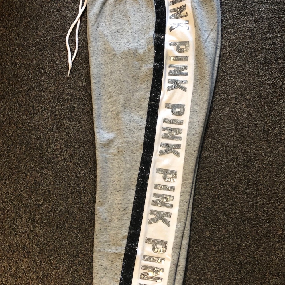 PINK SEQUIN BLING  JOGGER